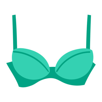 recommend clip art: Bra vector icon. Cartoon vector icon isolated on white background.