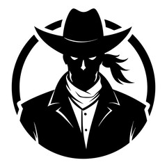 Cowboy Silhouette vector illustration