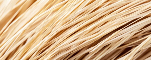Close-up of straw textures, detailed fibers, natural look