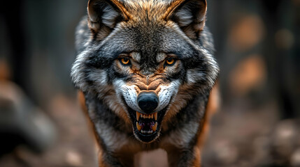 Wolf Portrait, Angry Wolf, Wild Animal, Wolf Face, Animal Photography, Close Up, Predator, Sharp Teeth, Furious, Wildlife, Nature, Animal, Close Up Shot, Fierce, Wild