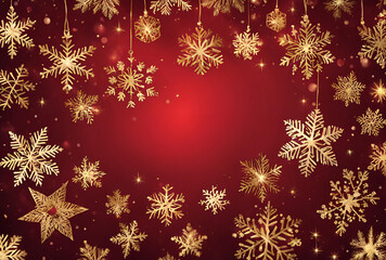 Red Christmas background