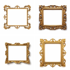 frame ornament decorative frame&nbsp;ornate frame&nbsp;golden frame modern&nbsp;geometric frame