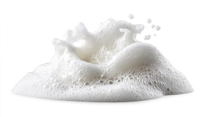 A pile of what appears to be foam or bubbles