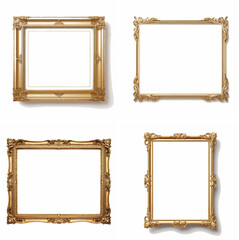 frame ornament decorative frame&nbsp;ornate frame&nbsp;golden frame modern&nbsp;geometric frame