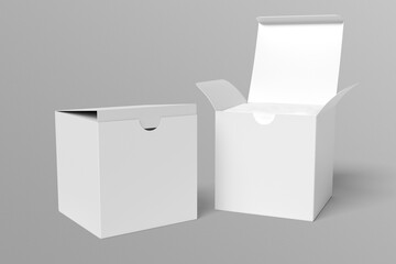 Naklejka premium Box Packaging Blank