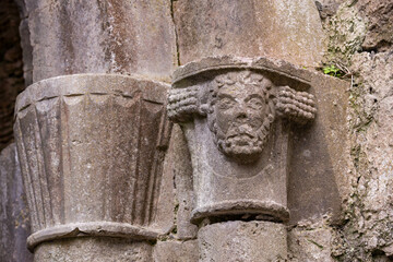 Corcomroe Abbey. Early 13th century.  (Mainistir Chorca Mrua) was a Cistercian foundation situated...