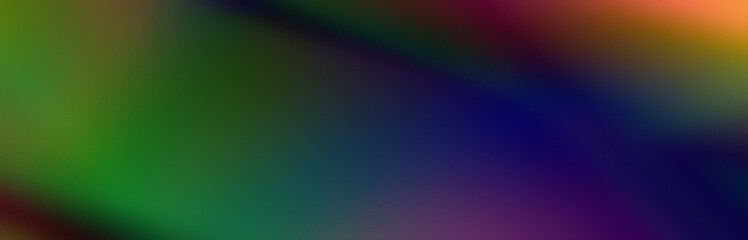 Fototapeta premium Dark tone, black green blue orange gradient background 