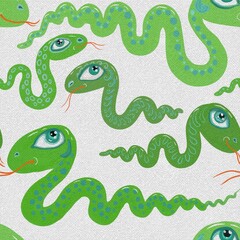Naklejka premium abstract seamless pattern background fabric fashion design allover print wrapping paper digital illustration gift wrap colorful apparel image 
