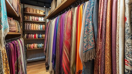 Refined Religious Goods Store with Beautifully Woven Prayer Shawls