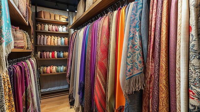 Refined Religious Goods Store with Beautifully Woven Prayer Shawls