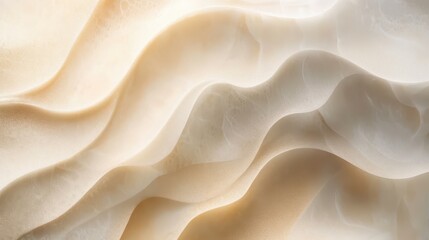 Obraz premium Coastal Luxury Background: Sand Dollar and Ivory Gradients with Soft Wind Curves, Sun-Bleached Texture, and Warm Refinement for Summer Wellness. High-Resolution Design.
