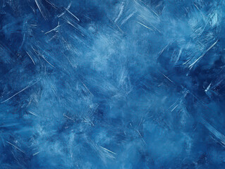 Obraz premium Abstract blue textured background with brush strokes and varied shades.