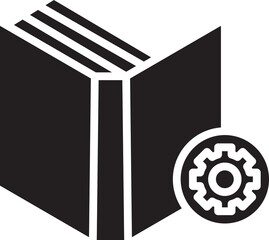 Book and Gear Icon