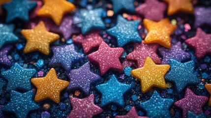 digital concept of user feedback ratings represented by colorful stars and comments, illustrating the importance of reputation management in online platforms, with a clean and engaging layout