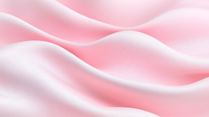 Obraz premium Delicate pink silk waves the elegance of soft textiles in fashion and design inspiration