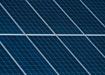 macro close-up of solar panels