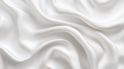 Fototapeta premium Elegant white silk fabric texture a soft and smooth drapery perfect for luxury design and fashion projects