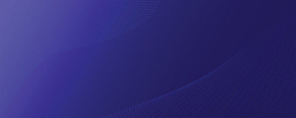 Naklejka premium Abstract luxury glowing lines curved overlapping on dark blue background.