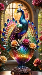 Obraz premium the AI Image Generator, Goldeeg Bird at Cultural Festival Immersed in Festive Atmosphere