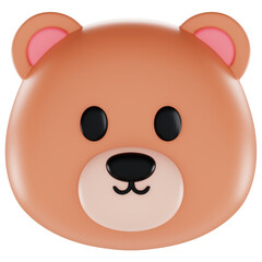 Animoji Bear Emoji 3D Icon