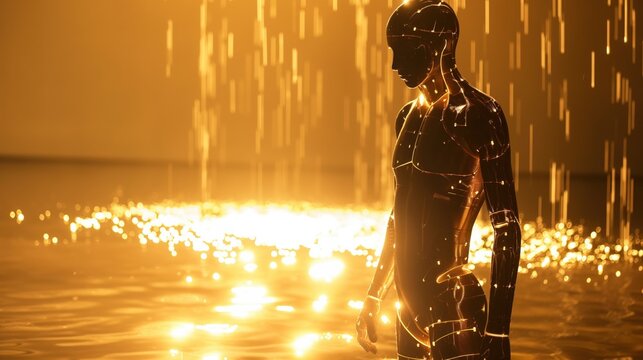 Birth of AI - Artificial intelligence in humanoid form