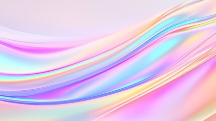 A dreamy cascade of iridescent colors merging gracefully across a subtle background for a serene visual experience