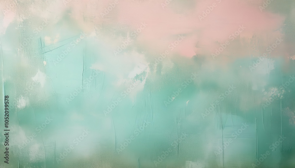 Leinwandbilder abstract pastel gradient texture background with soft pink and green tones. ideal for web design, br