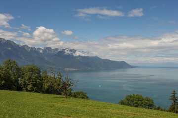 Vue du lac Léman