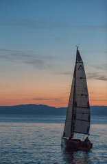 Voilier sur le lac Léman