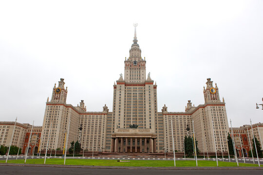 Russia Moscow University building