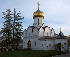 Russia Moscow region Zvenigorod cloudy summer day