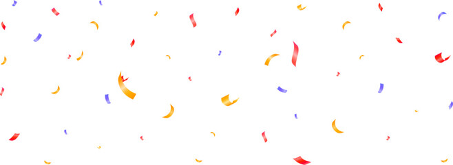 Serpentine background. Flat style. Confetti effect.