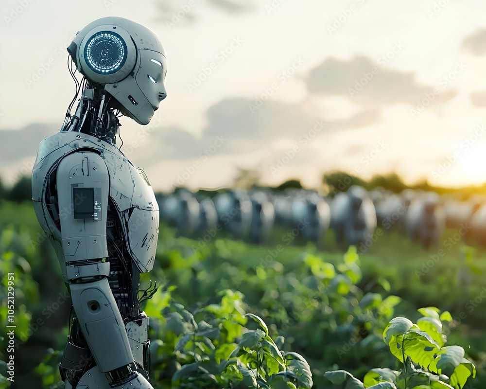 Poster robotic assistant monitoring smart farm with ai driven decisions and advanced sensors