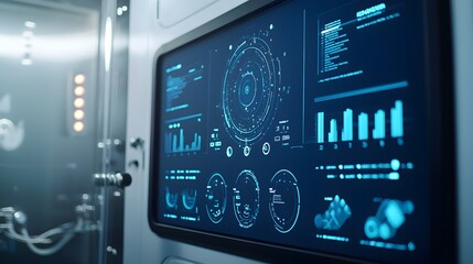 Obraz premium Real time Water Monitoring Dashboard for Environmental Scientists