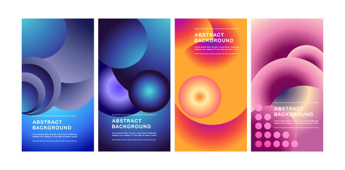 Abstract Geometric background design collection. Unique designs, printable posters, banners, template concept designs.