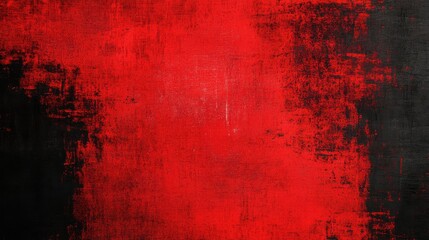 Red and Black Grunge Texture with Bold Distressed Patterns