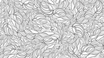 hand draw abstract doodle art vector illustration