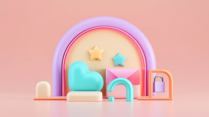 A 3D Icon in the Background Image - a captivating and futuristic visual. The 3D icon in the background image creates an alluring and high-tech digital scene. It adds a touch of modernity and intrigue,