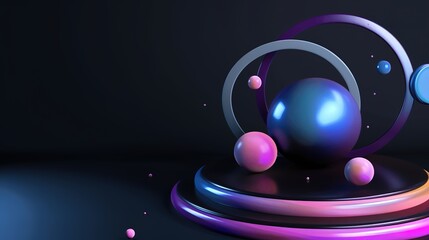 A 3D Icon in the Background Image - a captivating and futuristic visual. The 3D icon in the background image creates an alluring and high-tech digital scene. It adds a touch of modernity and intrigue,