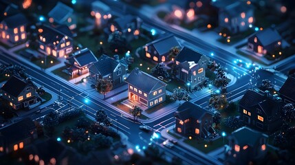 Interconnected Smart Grid Powering an Integrated Community with Shared Energy Resources