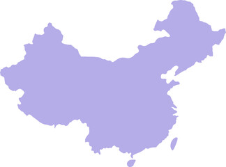 Fototapeta premium Map of China highlighting the capital, Beijing