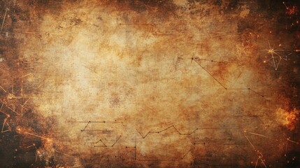 Obraz premium Retro Horoscope Inspired Background Texture