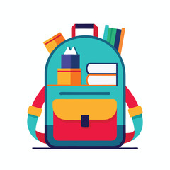 Best school bag design vector file