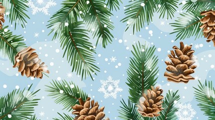 winter background illustration.