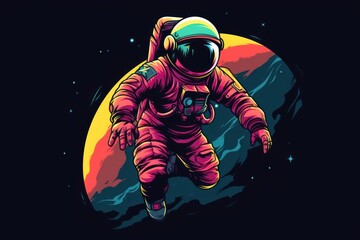 Astronaut technology futuristic screenshot.