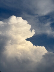 blue sky with clouds