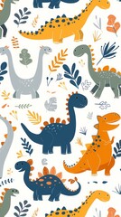 dinosaur background illustration.