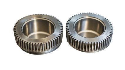 Obraz premium gears isolated on white