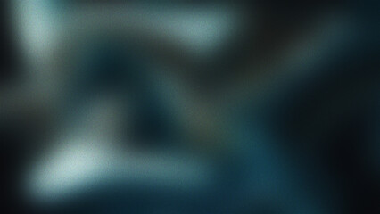 A dark, abstract blur with muted shades of blue and green, evoking a mysterious, calming atmosphere with subtle contrasts and smooth gradients