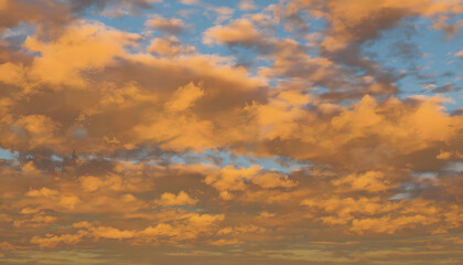 Fototapeta premium sky with clouds, generative ai 